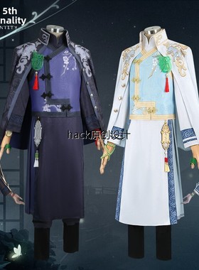 真东方麒麟商人角色扮演男装假发下的第五人格Cos套装伞魂