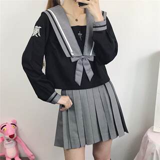 JK制服裙春季夏季不良少女优等生基础款套装学生装班服校服学院风