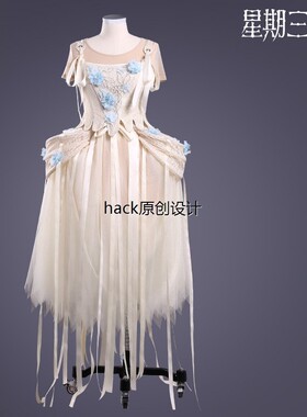 星期三第二季cos小狼女依妮德辛克莱尔礼服裙万圣节cosplay服装女