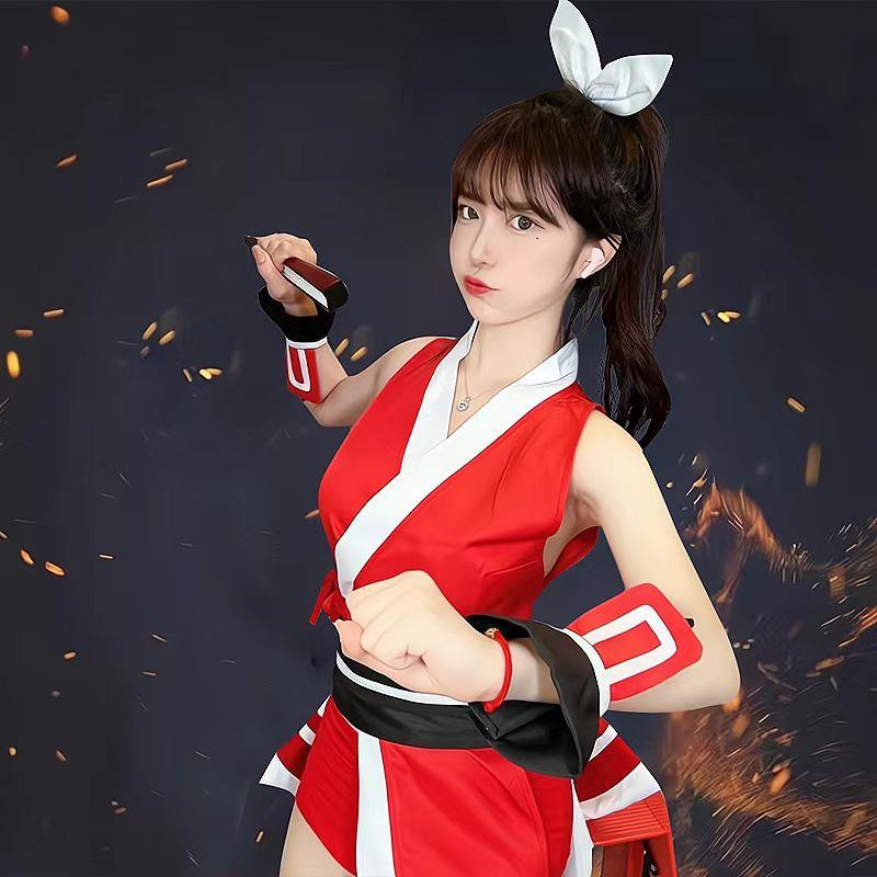 不知火舞cos服街头霸王衣服拳皇性感c服王者荣耀性感万圣节服装