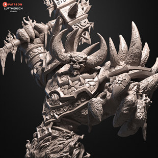 魔兽世界 拉格纳罗斯 3D打印模型STL手办非实物 035