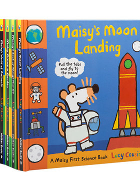 毛毛虫点读绘本 A Maisy First Science Book 小鼠波波首套科普立体书英文原版5册 小彼恩点读版点读版