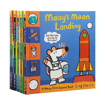毛毛虫点读绘本 A Maisy First Science Book 小鼠波波首套科普立体书英文原版5册 小彼恩点读版点读版