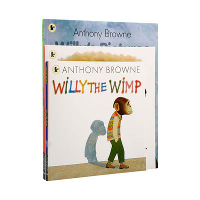 毛毛虫点读绘本 Anthony Browne's Willy Series安东尼·布朗 大猩猩威利系列英文原版5册 小彼恩点读版