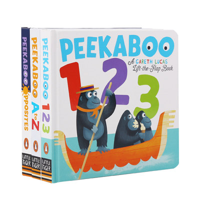 Peekaboo幼儿认知启蒙翻翻书3册点读版 英国进口  英文原版绘本 英语启蒙