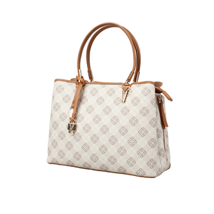 意尔康女包2026春季新款印花手提斜挎单肩女士方包托特包61Y28077