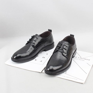 新款 皮鞋 男鞋 商务真皮系带正装 S103AR50025A 时尚 意尔康SSSS春季