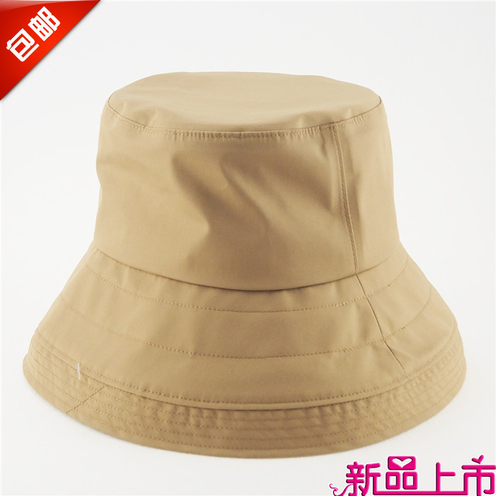 muji防水休闲风圆顶渔夫帽包邮