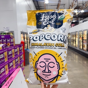 less Foods evil减少罪恶喜马拉雅盐味爆米花397g Whole 美国直邮