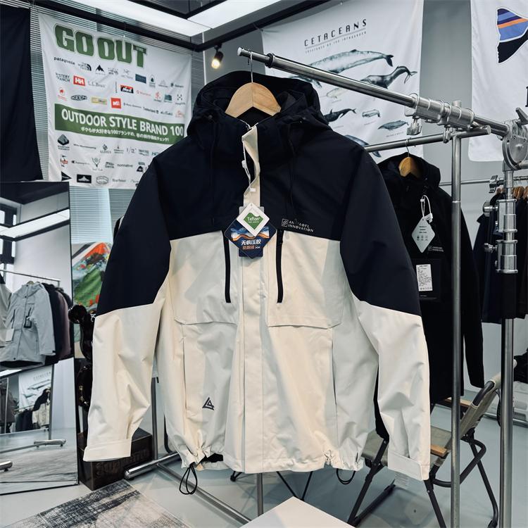 防风防泼水户外羽绒服可拆内胆