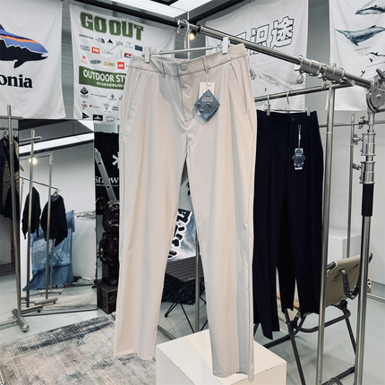 凉感降温7A抗菌吸湿透气四面弹高尔夫系列男士户外休闲裤速干裤