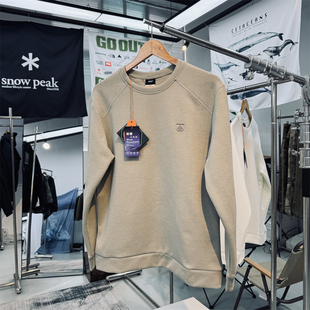 动态控温科技吸湿透气排汗户外中间层男女通用休闲通勤圆领卫衣