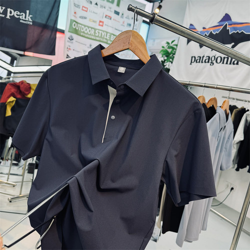 冰肤科技面料运动短袖POLO衫无痕