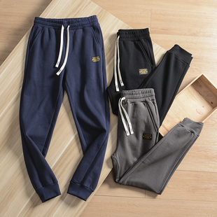 320克重磅全棉毛圈面料男士 休闲裤 秋季 剪裁针织卫裤 修身 原899元