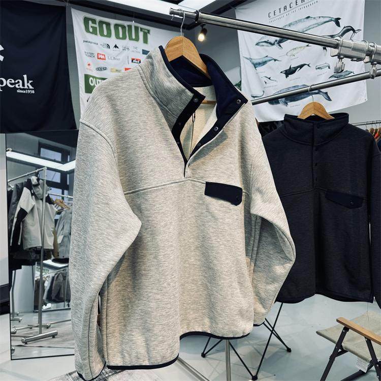 巴TA平替！加绒加厚男女同款户外山系复古立领宽松套头抓绒衣卫衣,户外/登山/野营/旅行用品,抓绒衣,淘宝优惠券,粉丝福利购,淘宝优惠卷