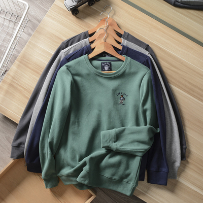 同步轻奢风小熊刺绣秋季套头卫衣