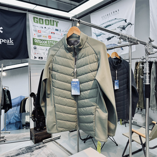 城市户外通勤轻运动零压感90鸭600+蓬松男士中间层立领羽绒服外套
