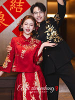 New Chinese-style Xiuhe Bridal dress 2026 New style Bridal wedding dress, toasting dress, petite engagement dress for women thumbnail 7