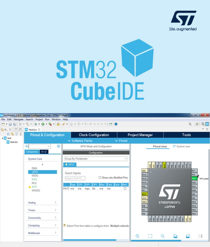 STM32程序开发环境搭建stm32cubeide远程安装配置STM32开发板编程