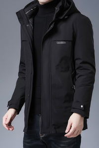 N2029钱塘2020-3内胆可脱卸男棉服加厚保暖休闲中年大码连帽P125图片