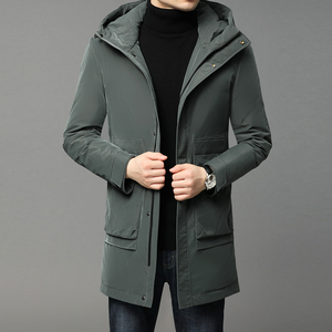 B2019钱塘2020-3冬季男士羽绒服90白鸭绒加厚连帽休闲P360图片