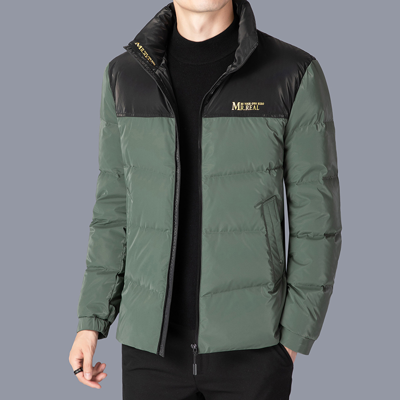 V1082钱塘2020-3冬季男士休闲羽绒服灰鸭绒大码保暖冬季P240，男装羽绒服，钱塘207-3