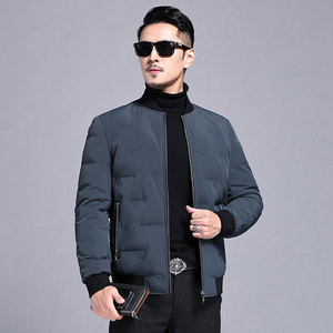 B8229钱塘2020-3冬季立领男士羽绒服90白鸭绒中年商务休闲P235图片