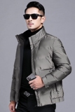 B9620钱塘2020-3冬季连帽男士羽绒服90白鸭绒休闲纯色外穿P200，男装羽绒服，钱塘207-3