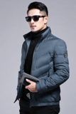 B8239钱塘2020-3冬季立领男士羽绒服90白鸭绒中年商务休闲P205，男装羽绒服，钱塘207-3