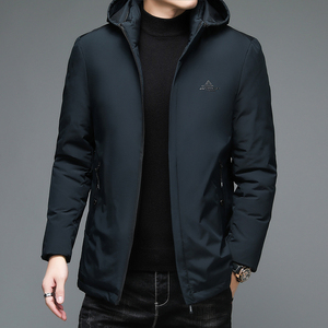 N2227钱塘2020-3跑量冬季男士棉服加厚休闲中年大码连帽中老年P95图片