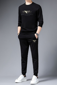 S9606-2钱塘2020-3秋冬套装两件套长袖男士运动服P130图片