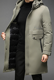 DMF8886钱塘2020-3冬季男士棉服中长款加厚XL-5XL基础款P140，男装棉衣，钱塘207-3