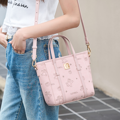 迪士尼LOTSO印花大容量托特包