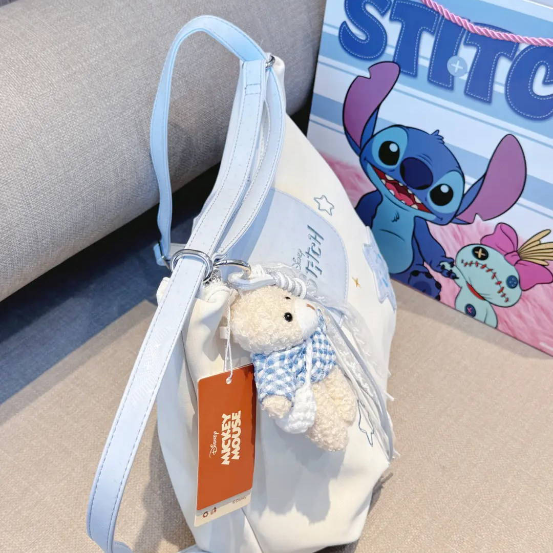 Disney/迪士尼正品史迪仔双肩包时尚百搭单肩托特包休闲通勤女包