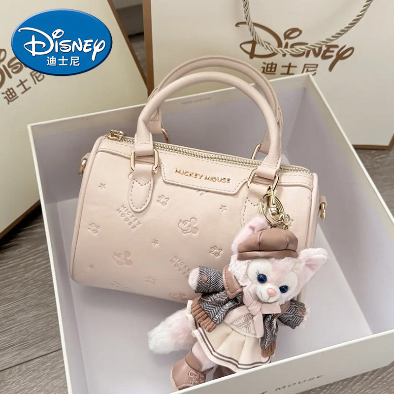 Disney/迪士尼正品草莓熊2026新款高级感枕头包粉色手提斜挎包女