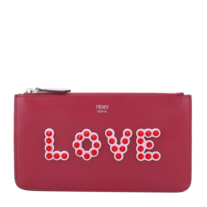 FENDI/·ÒµÏ Å®¿îºìɫţƤÊÖÄðü 8M0341 ÏÖ»õ пî