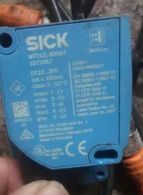 拆机的sick西克WTT12L-B3567 多任务激光传感器