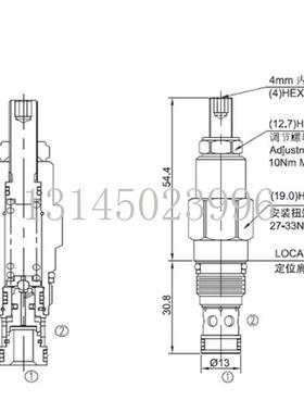 液压直动式溢流阀G-LDRB-LBN LAN LCN LDN LEN LDRD-LCN