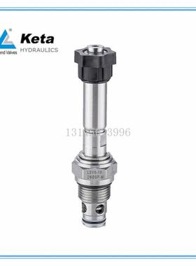 Keta克泰LSV6-10-2NOSP-M-二位二通双向常开止回螺纹插装电磁阀