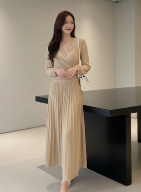 2025秋季两件套轻奢气质时尚穿搭长款设计感SHBZX621268