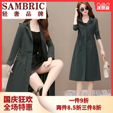 大衣薄款 潮流外套DM0924 2019bck娱乐 百搭洋气时尚 Sambric风衣女韩版