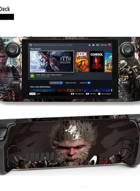 steamdeck游戏机贴纸痛贴动漫黑神话悟空steam deckoled掌机膜薄