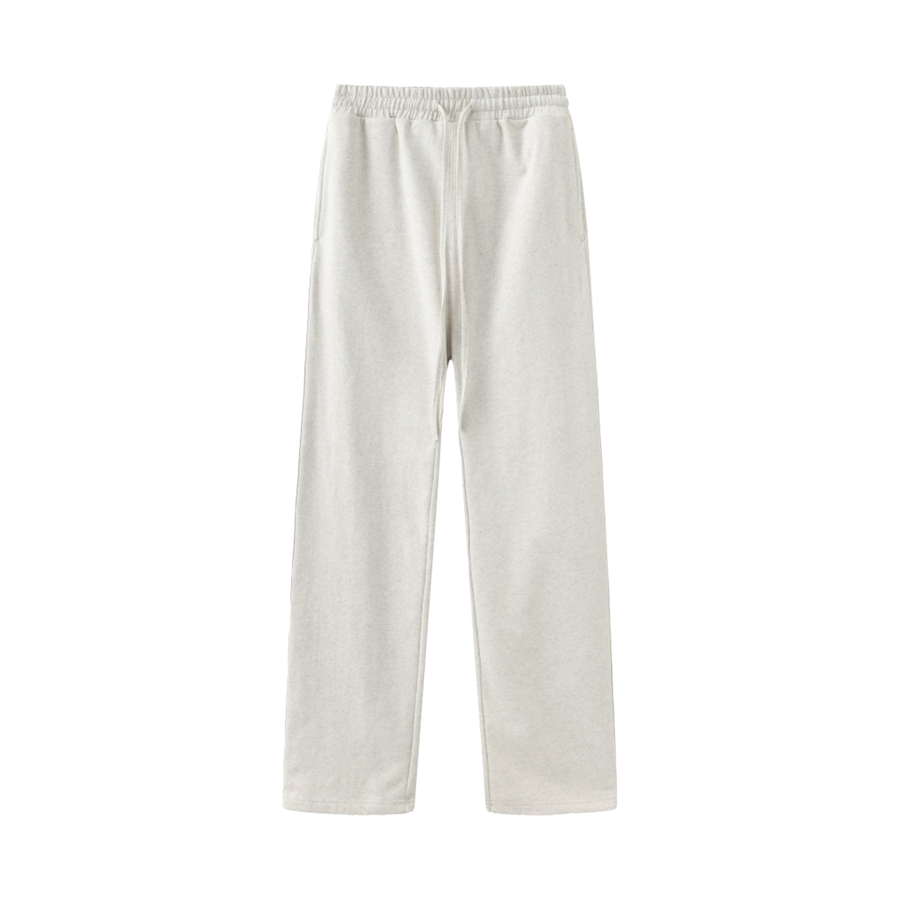 UNKNOWTAL 基础纯色直筒抽绳卫裤垂感百搭棉质休闲裤