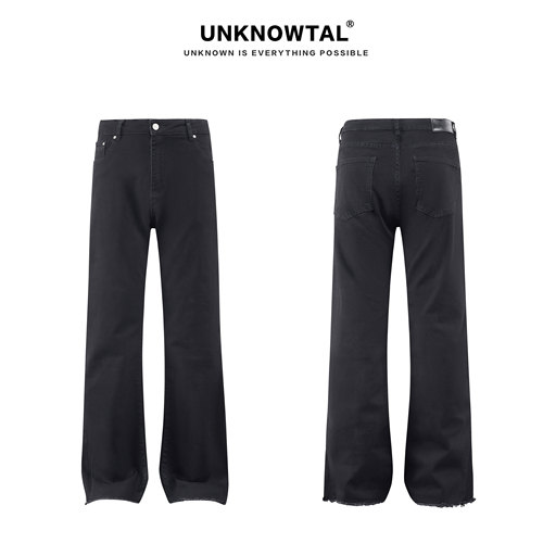 UNKNOWTAL陈牧驰同款修身牛仔裤