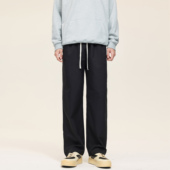 国潮牌 宽松百搭休闲裤 UNKNOWTAL 基础直筒抽绳长裤