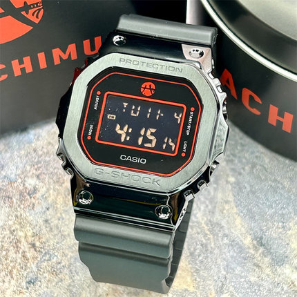 【八村垒联名】卡西欧金属方块 GSHOCK小银块学生防水手表 GM5600