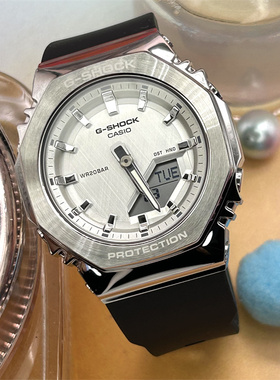 卡西欧50周年 GSHOCK农家橡树金属壳学生手表女GM-S2110 GBM-2100
