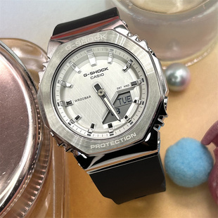 GBM S2110 2100 GSHOCK农家橡树金属壳学生手表女GM 卡西欧50周年