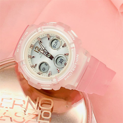 卡西欧学生手表女 BABYG小马宝莉太阳能电池表BGA-2800 BA110