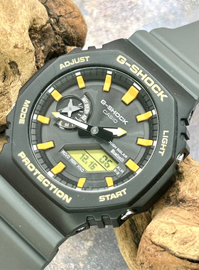 卡西欧农家橡树达尔文联名款 GSHOCK光能蓝牙学生手表GA-B2100